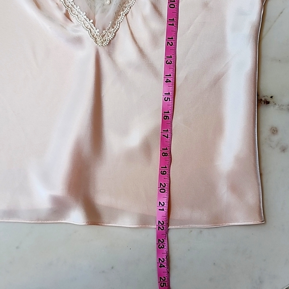 Alexandra Nicole pale pink chemise with lace size medium - Picture 5 of 10